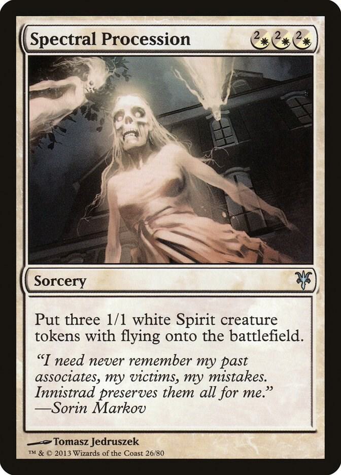 Spectral Procession 26 card from Duel Decks: Sorin vs. Tibalt