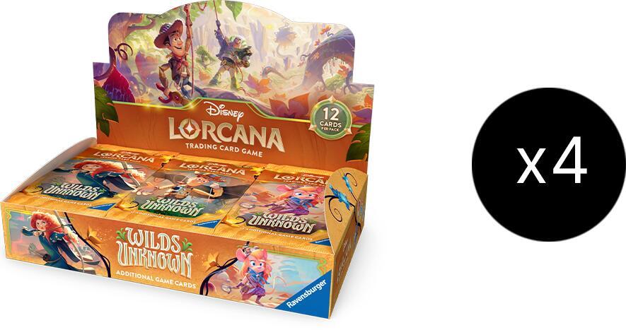 Disney Lorcana: Wilds Unknown Booster Box Case card from Wilds Unknown