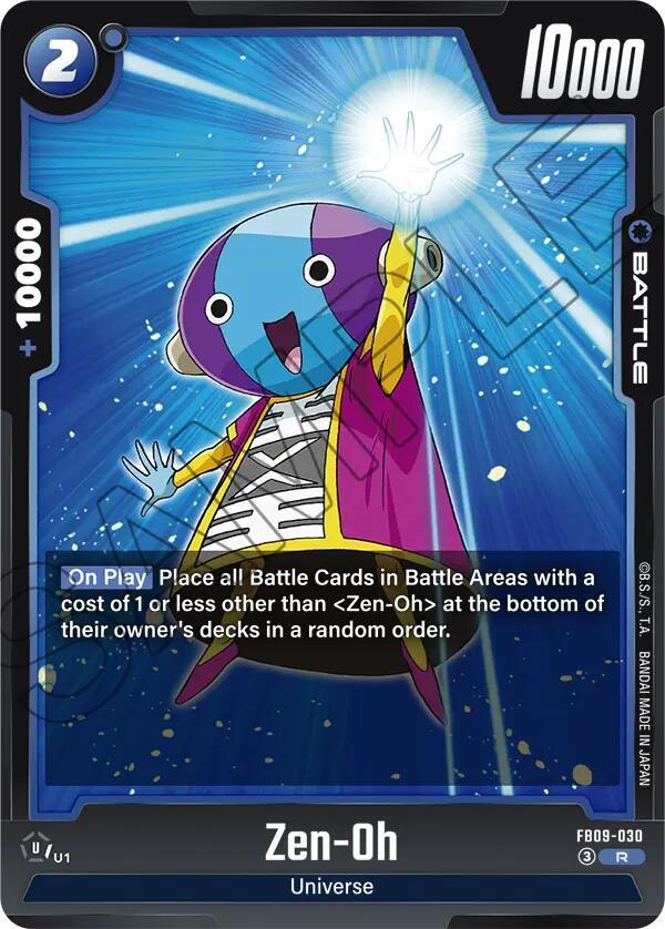 Zen-Oh FB09-030 card from Dual Evolution