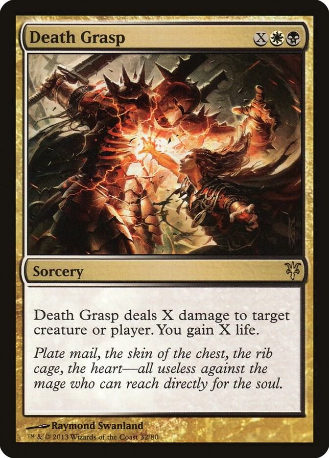 Death Grasp 32 card from Duel Decks: Sorin vs. Tibalt