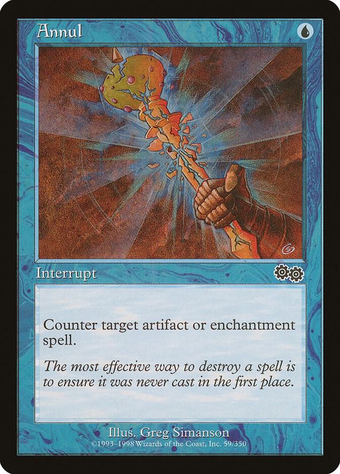 Annul 59 card from Urza's Saga