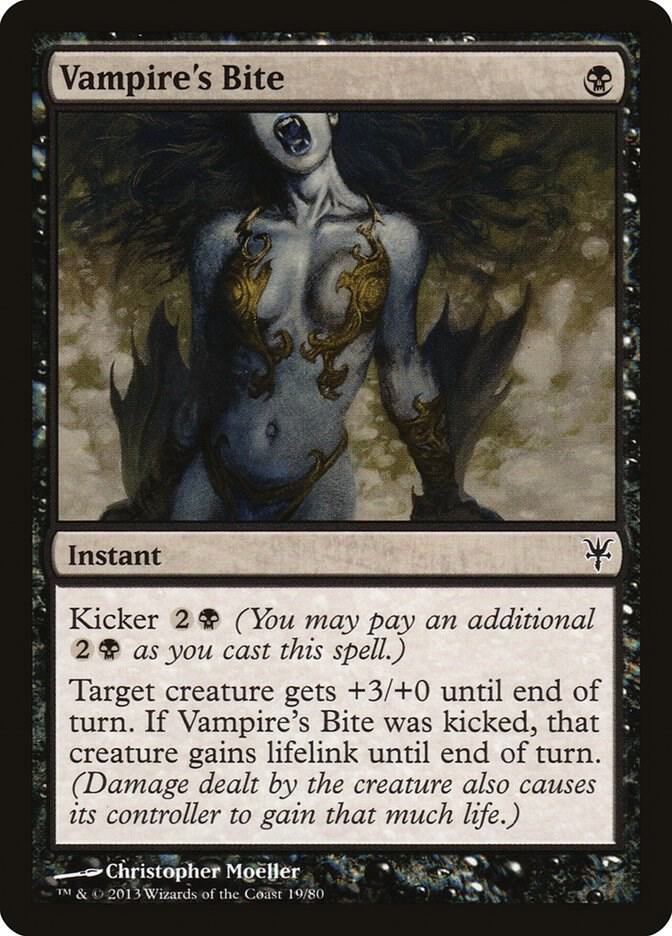 Vampire's Bite 19 card from Duel Decks: Sorin vs. Tibalt