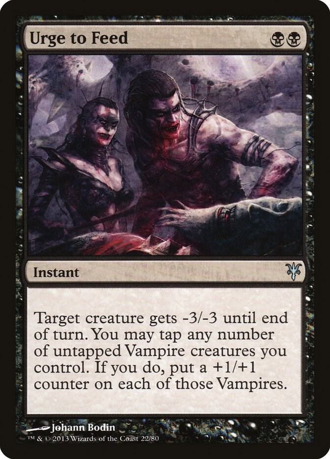 Urge to Feed 22 card from Duel Decks: Sorin vs. Tibalt