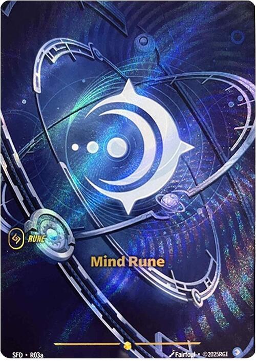 Mind Rune (Alternate Art) R03a card from Spiritforged