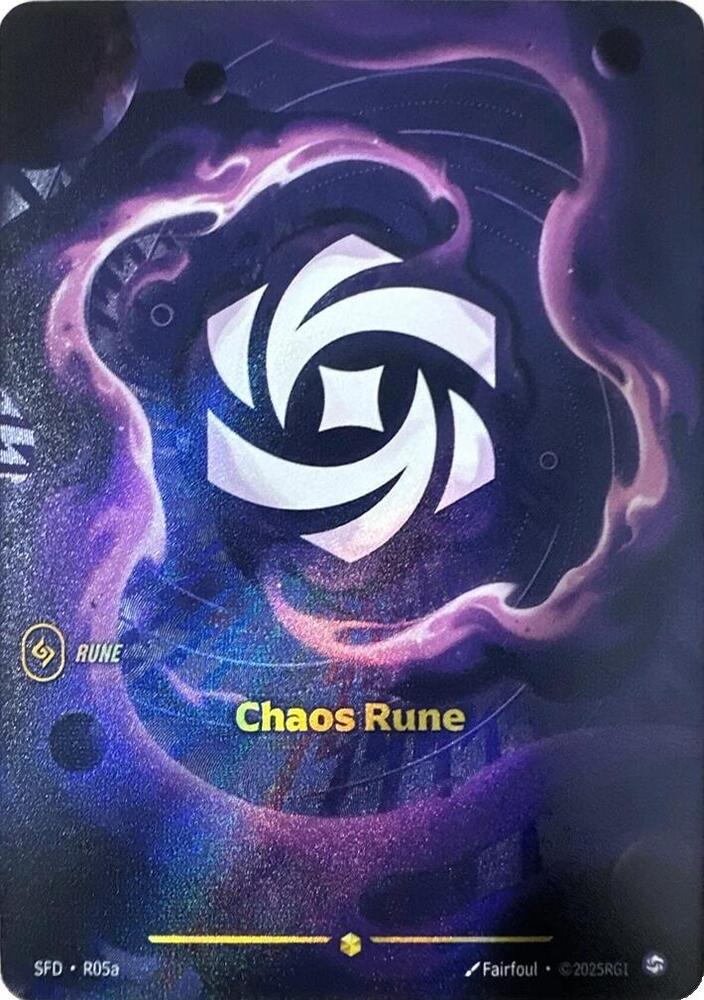 Chaos Rune (Alternate Art) R05a card from Spiritforged