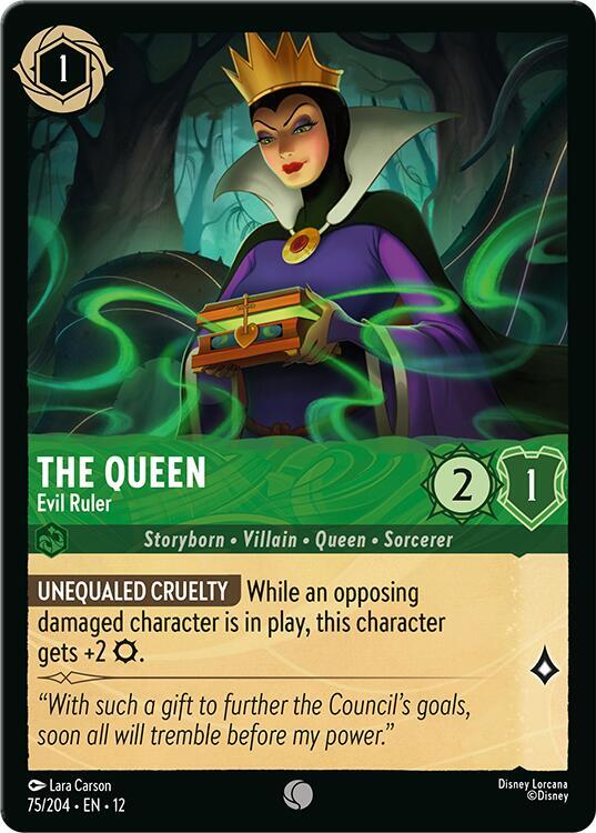 The Queen - Evil Ruler 75/204 card from Wilds Unknown