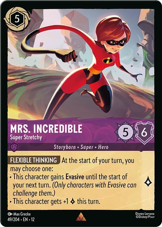 Mrs. Incredible - Super Stretchy 49/204 card from Wilds Unknown