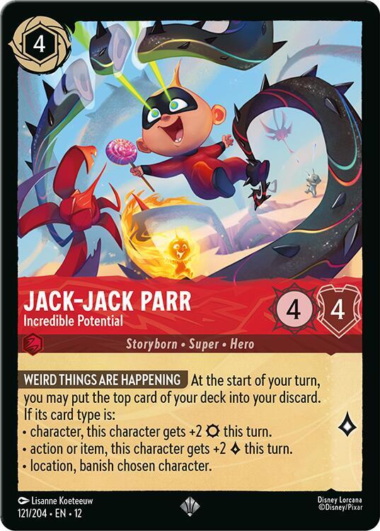 Jack-Jack Parr - Incredible Potential 121/204 card from Wilds Unknown