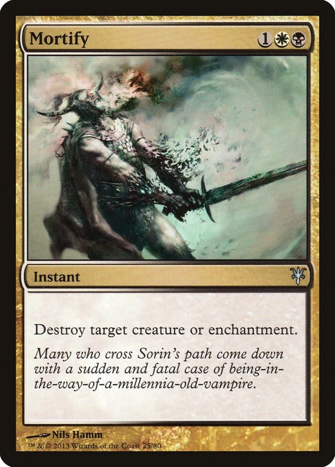 Mortify 25 card from Duel Decks: Sorin vs. Tibalt