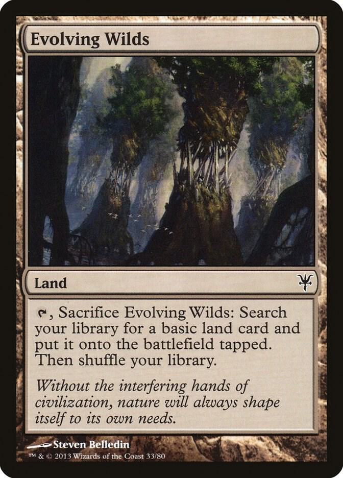 Evolving Wilds 33 card from Duel Decks: Sorin vs. Tibalt