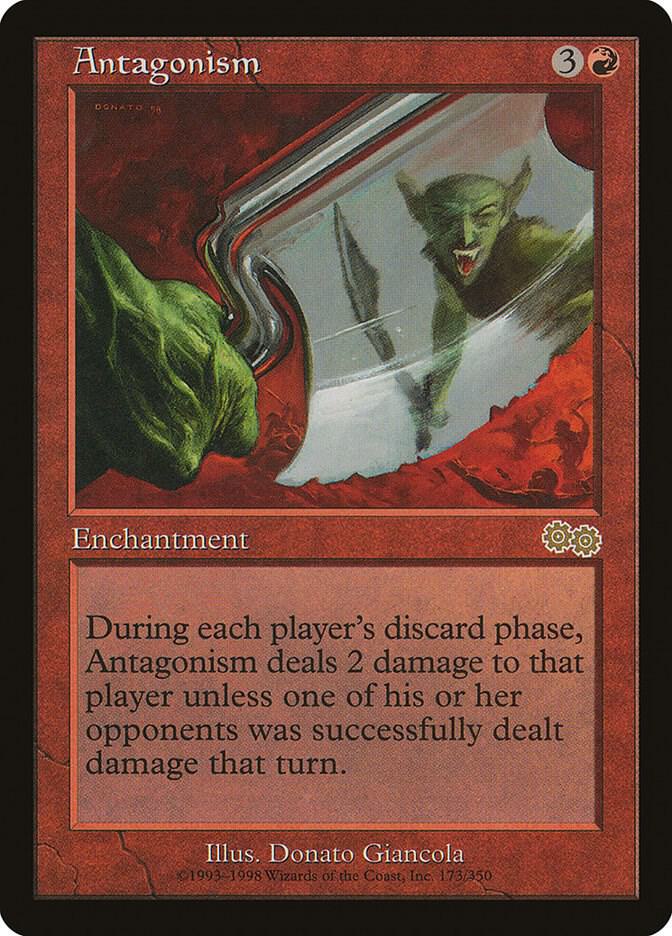 Antagonism 173 card from Urza's Saga
