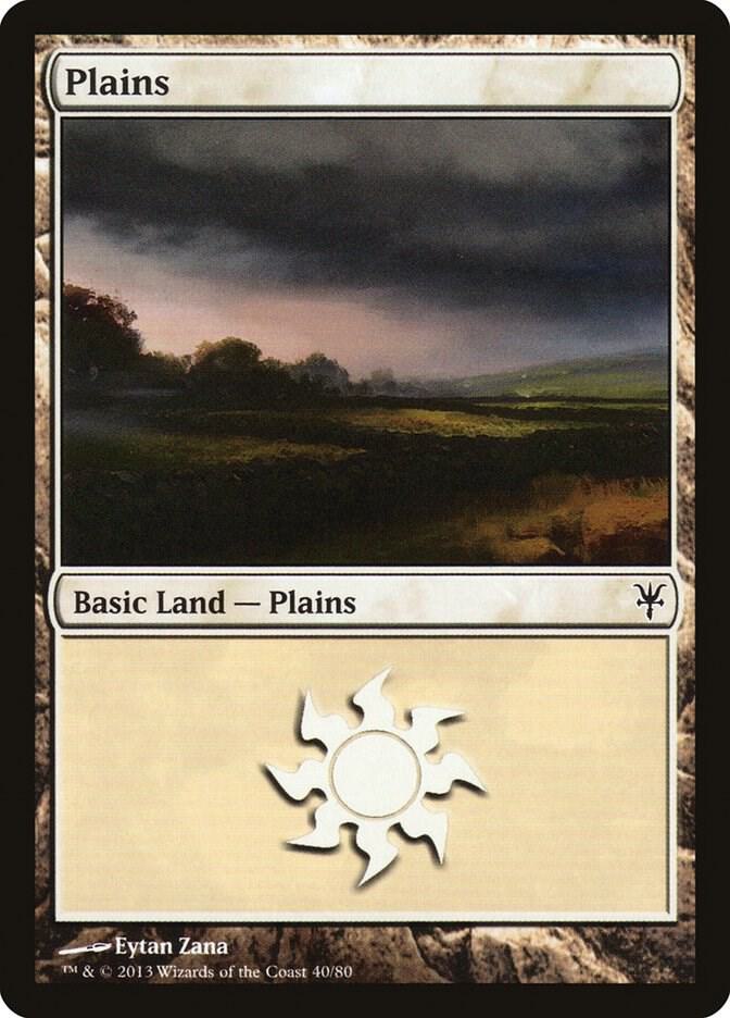 Plains 40 card from Duel Decks: Sorin vs. Tibalt