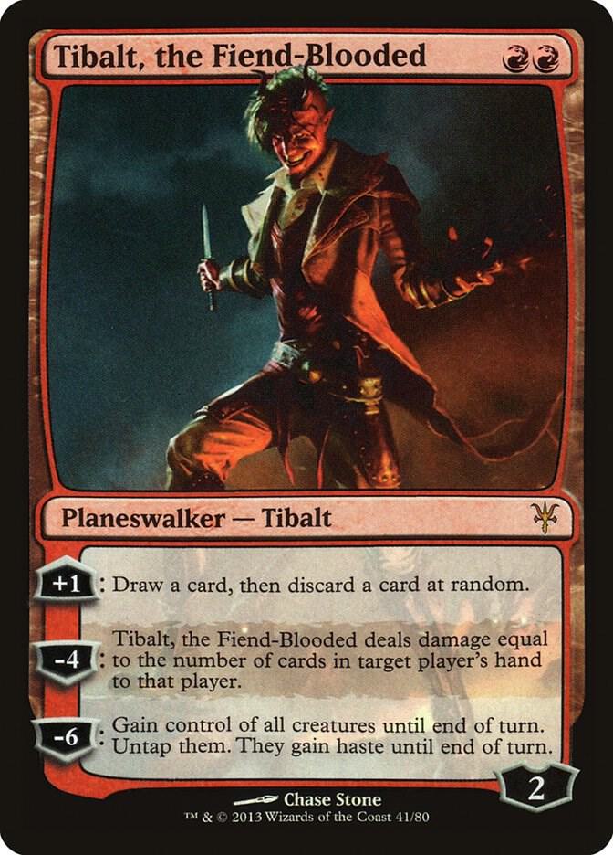 Tibalt, the Fiend-Blooded 41 card from Duel Decks: Sorin vs. Tibalt