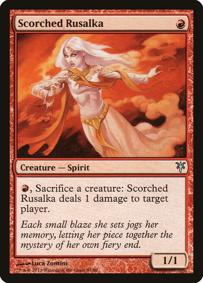Scorched Rusalka 43 card from Duel Decks: Sorin vs. Tibalt