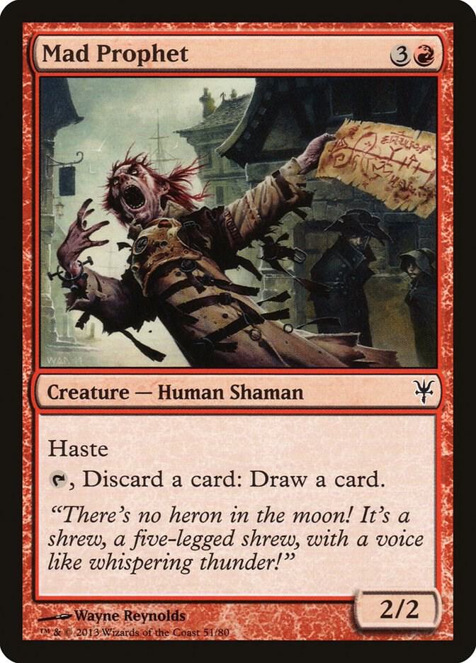 Mad Prophet 51 card from Duel Decks: Sorin vs. Tibalt