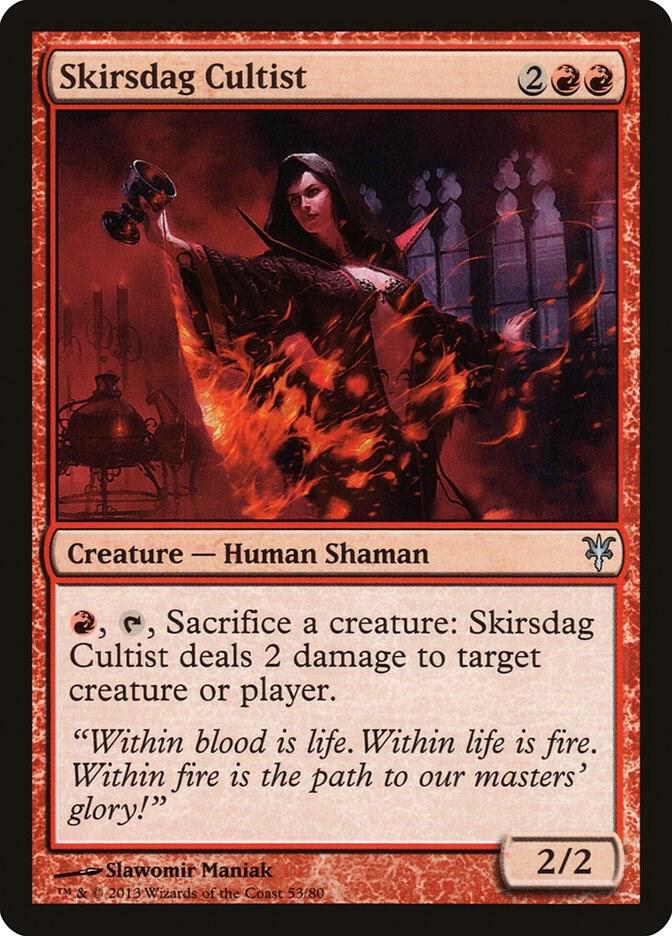 Skirsdag Cultist 53 card from Duel Decks: Sorin vs. Tibalt
