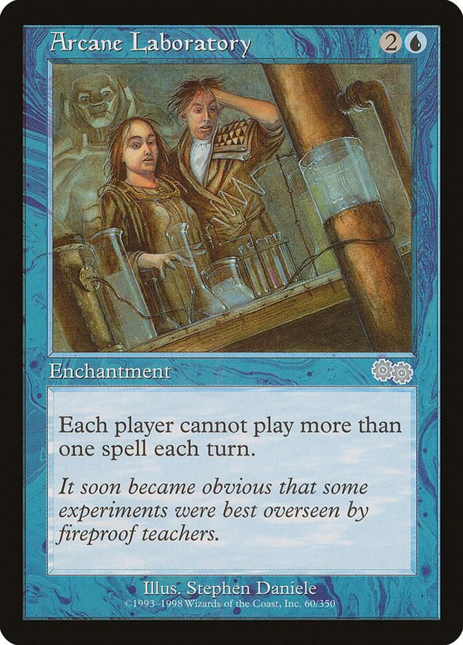 Arcane Laboratory 60 card from Urza's Saga