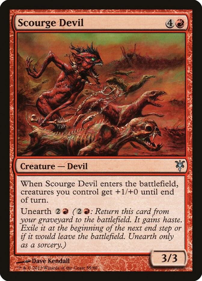 Scourge Devil 55 card from Duel Decks: Sorin vs. Tibalt