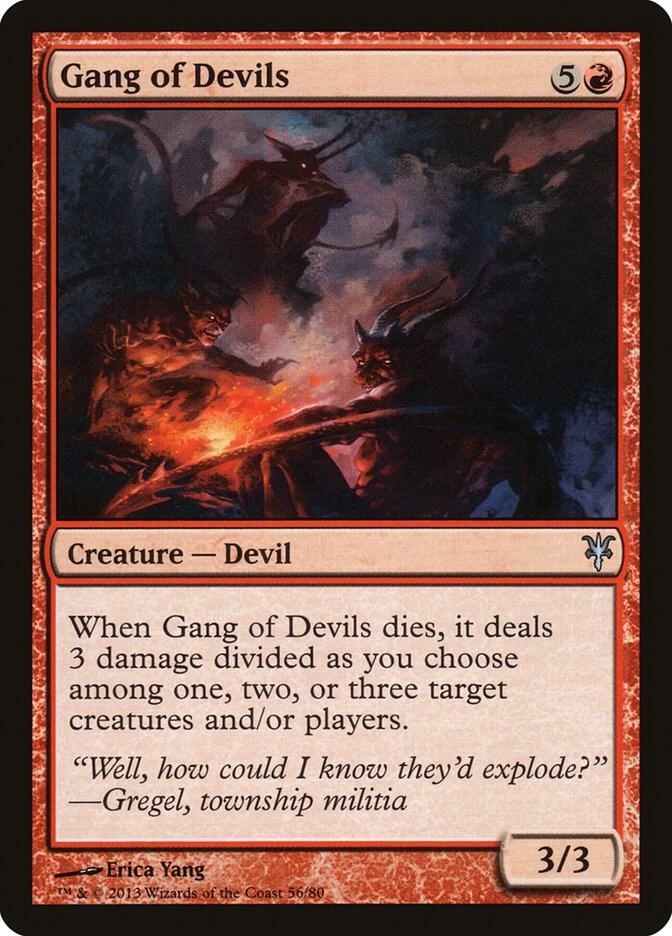 Gang of Devils 56 card from Duel Decks: Sorin vs. Tibalt