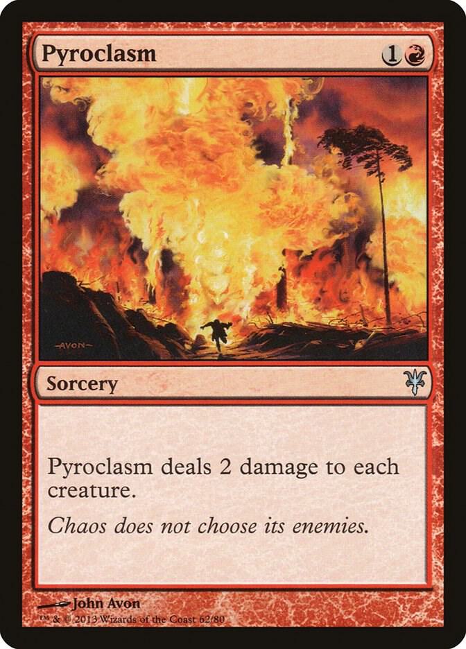 Pyroclasm 62 card from Duel Decks: Sorin vs. Tibalt