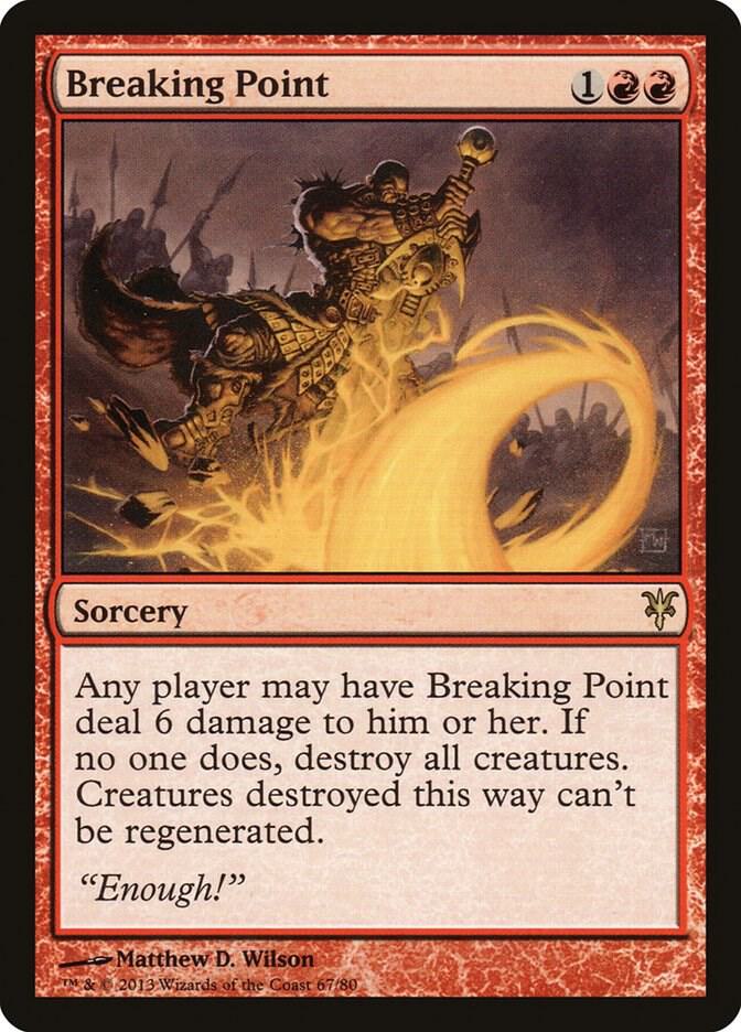 Breaking Point 67 card from Duel Decks: Sorin vs. Tibalt