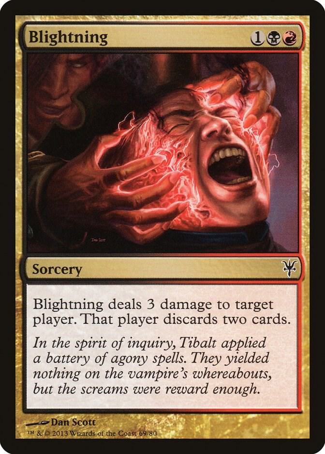 Blightning 69 card from Duel Decks: Sorin vs. Tibalt