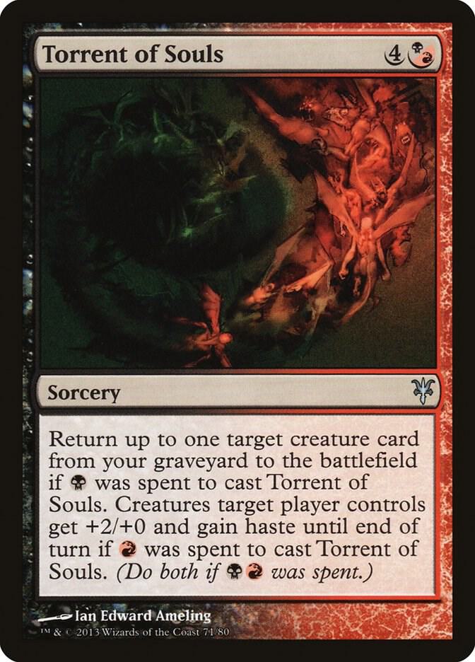 Torrent of Souls 71 card from Duel Decks: Sorin vs. Tibalt