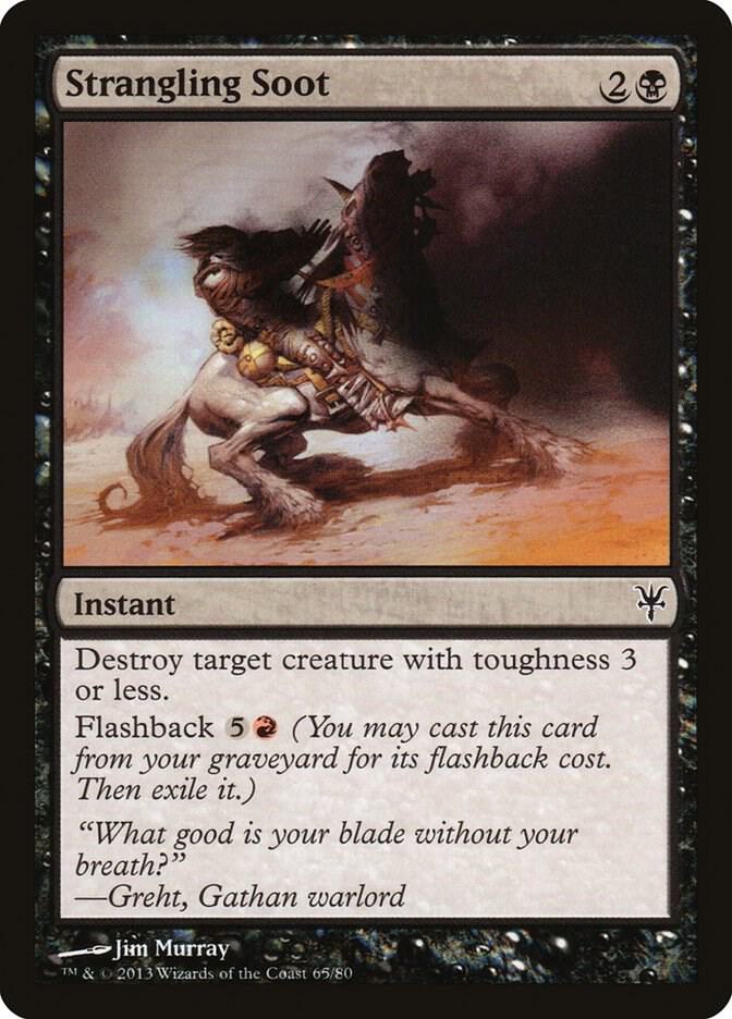 Strangling Soot 65 card from Duel Decks: Sorin vs. Tibalt