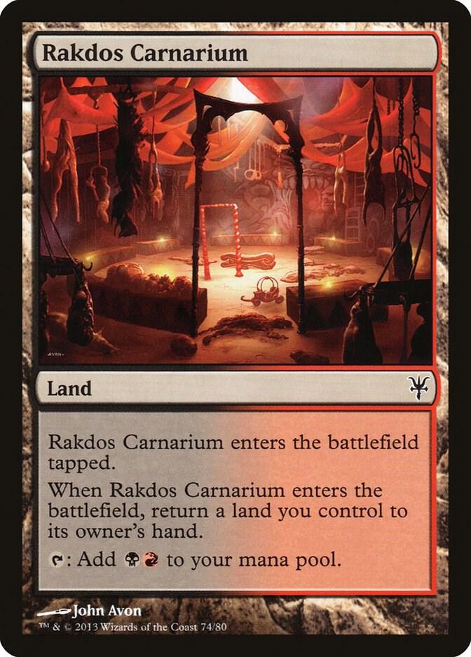Rakdos Carnarium 74 card from Duel Decks: Sorin vs. Tibalt