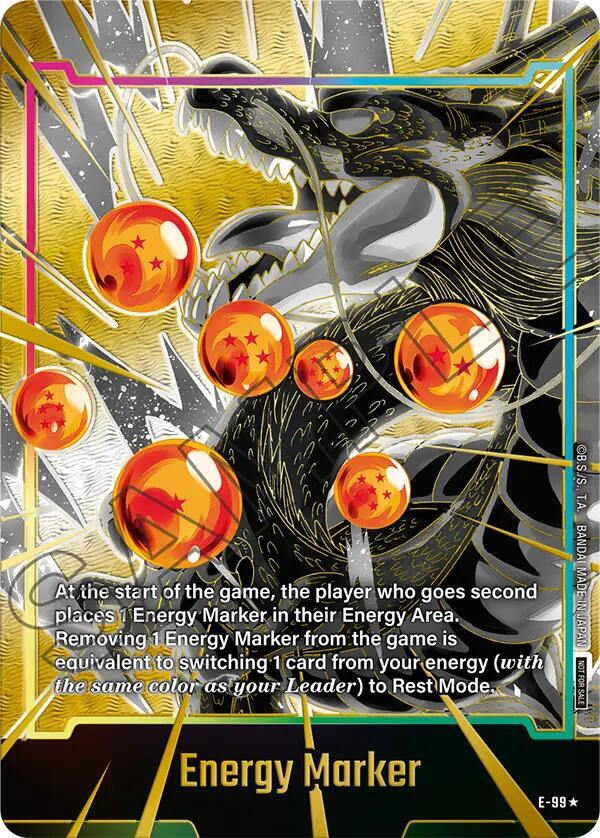 Energy Marker (Gold) E-99 card from Fusion World Energy Markers