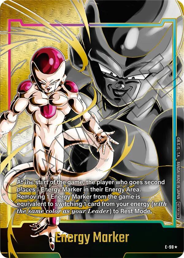 Energy Marker (Gold) E-98 card from Fusion World Energy Markers