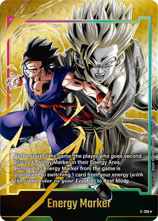 Energy Marker (Gold) E-106 card from Fusion World Energy Markers