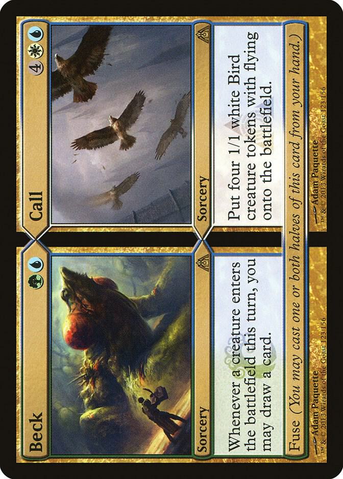 Beck // Call 123 card from Dragon's Maze