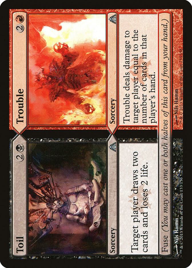 Toil // Trouble 133 card from Dragon's Maze