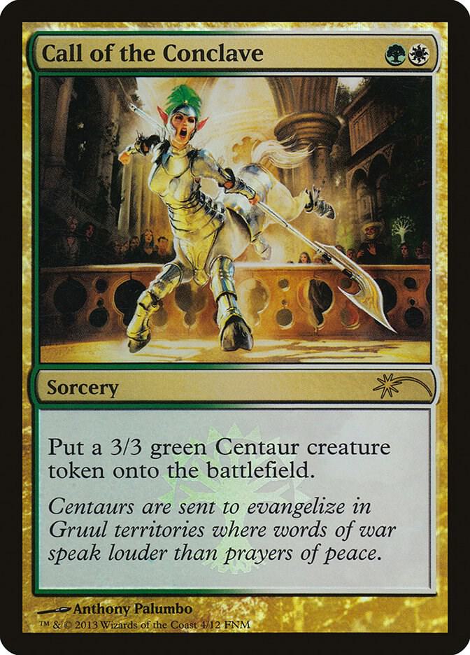 Call of the Conclave 4 card from FNM Promos