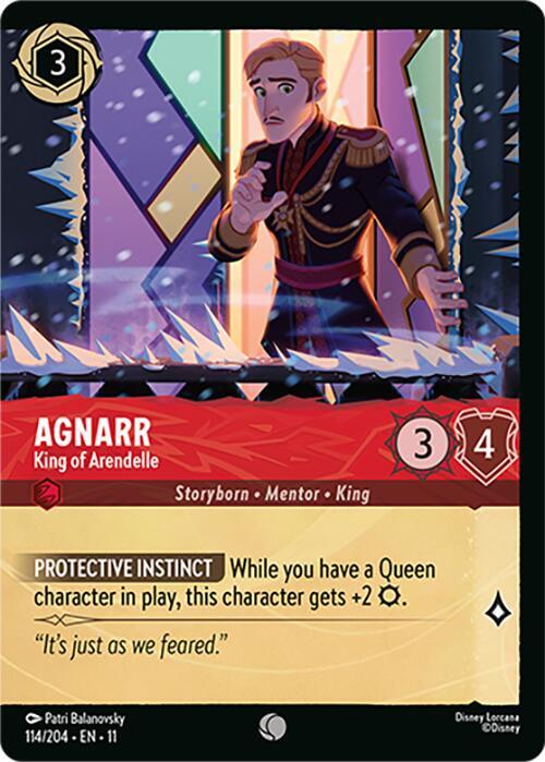 Agnarr - King of Arendelle (Foil) 114/204 card from Winterspell