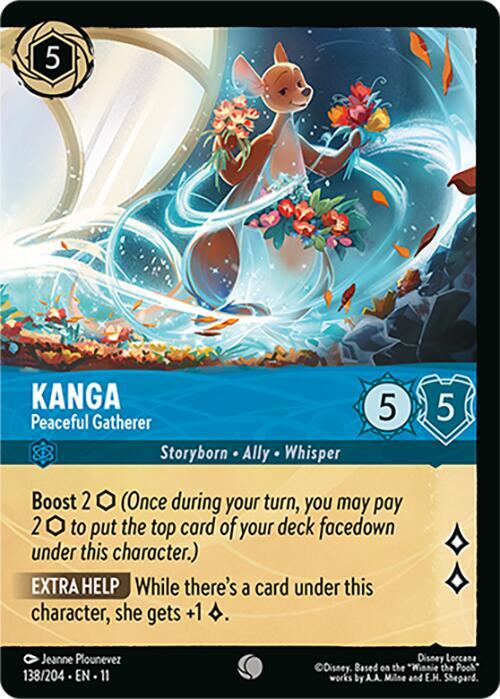 Kanga - Peaceful Gatherer (Foil) 138/204 card from Winterspell