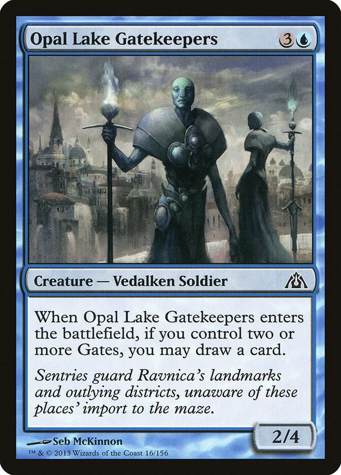 Opal Lake Gatekeepers 16 card from Dragon's Maze