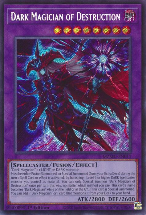 Dark Magician of Destruction MZMU-EN011 card from Maze of Muertos