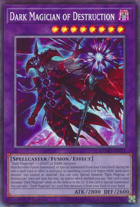 Dark Magician of Destruction (Collector's Rare) MZMU-EN011 card from Maze of Muertos