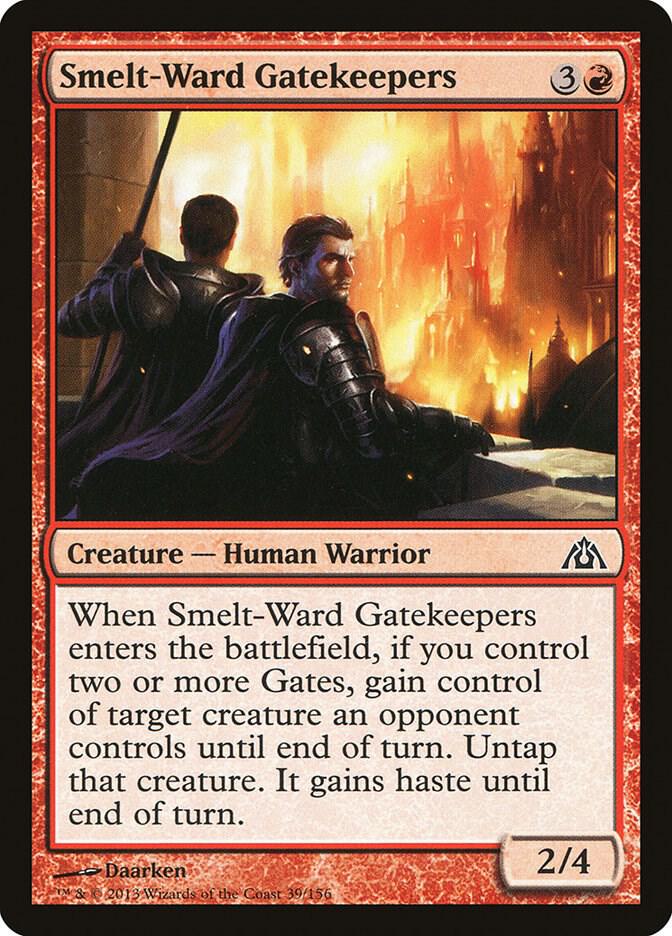 Smelt-Ward Gatekeepers 39 card from Dragon's Maze