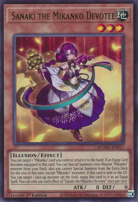 Sanaki the Mikanko Devotee MZMU-EN017 card from Maze of Muertos