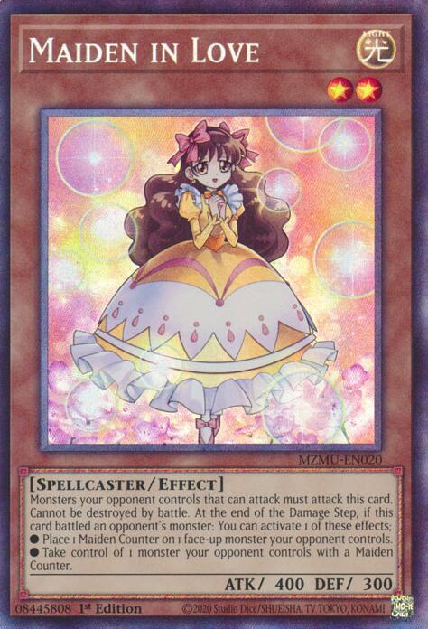 Maiden in Love (Collector's Rare) MZMU-EN020 card from Maze of Muertos