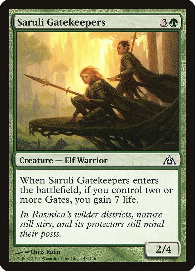 Saruli Gatekeepers 48 card from Dragon's Maze