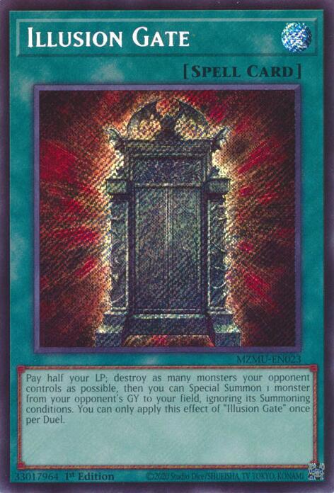 Illusion Gate MZMU-EN023 card from Maze of Muertos