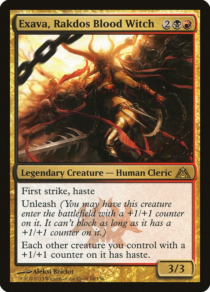 Exava, Rakdos Blood Witch 69 card from Dragon's Maze