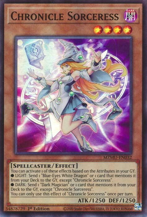Chronicle Sorceress MZMU-EN032 card from Maze of Muertos