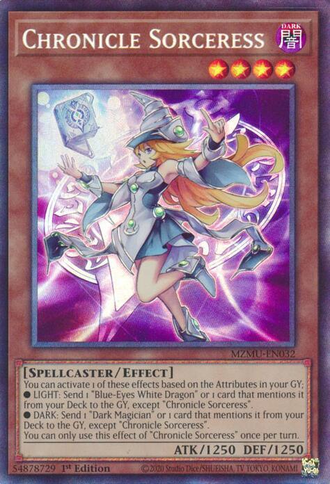 Chronicle Sorceress (Collector's Rare) MZMU-EN032 card from Maze of Muertos