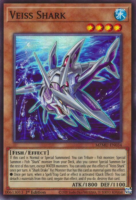 Veiss Shark MZMU-EN034 card from Maze of Muertos