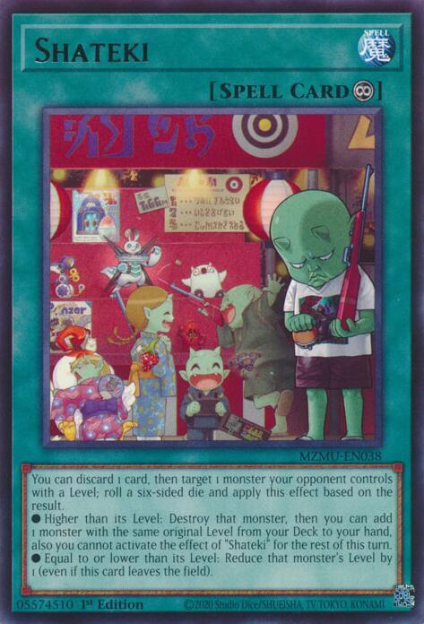 Shateki MZMU-EN038 card from Maze of Muertos